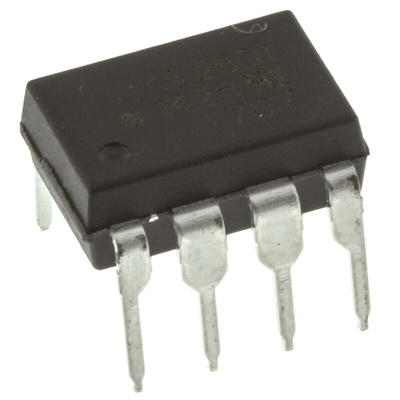 Broadcom, HCPL-2601-000E DC Input Transistor Output Optocoupler, Through Hole, 8-Pin DIP