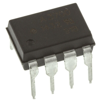 Broadcom, HCPL-3700-000E AC/DC Input, Input Darlington Output Optocoupler, Through Hole, 8-Pin PDIP
