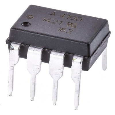 Broadcom, HCPL-4100-000E DC Input Transistor Output Optocoupler, Through Hole, 8-Pin DIP