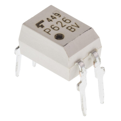 Toshiba, TLP626(F) AC Input Transistor Output Optocoupler, Through Hole, 4-Pin PDIP