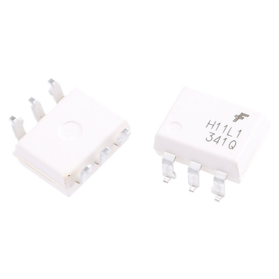 onsemi, H11L1SM DC Input Logic Gate Output Optocoupler, Surface Mount, 6-Pin PDIP