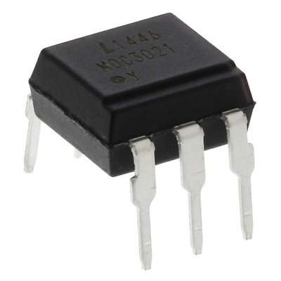 Lite-On, MOC3021 Triac Output Optocoupler, Through Hole, 6-Pin PDIP