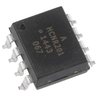 Broadcom, HCNR201-300E DC Input Photodiode Output Optocoupler, Surface Mount, 8-Pin PDIP-W
