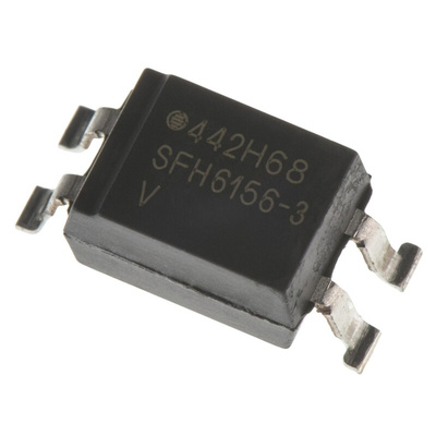Vishay, SFH6156-3T DC Input Transistor Output Optocoupler, Surface Mount, 4-Pin SMD