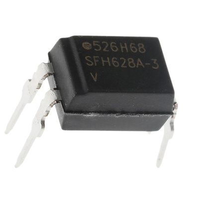 Vishay, SFH628A-3 AC Input Transistor Output Optocoupler, Through Hole, 4-Pin PDIP