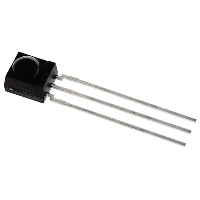 Vishay TSOP34138, 38kHz IR Receiver, 950nm, 45m Range, Through Hole, 6 x 5.6 x 6.95mm