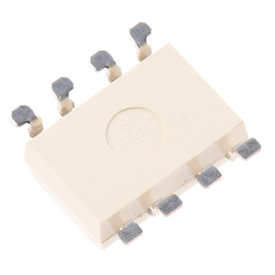 Toshiba, TLP350(TP5,F) DC Input IGBT Gate Drive, MOSFET Output Dual Optocoupler, Surface Mount, 8-Pin PDIP