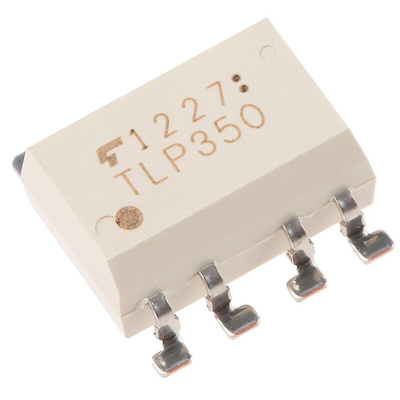 Toshiba, TLP350(TP5,F) DC Input IGBT Gate Drive, MOSFET Output Dual Optocoupler, Surface Mount, 8-Pin PDIP