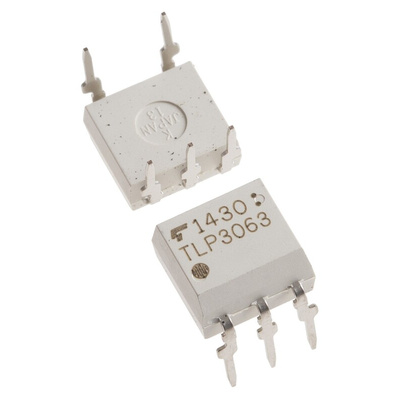 Toshiba, TLP3063(S,C,F) DC Input Triac Output Optocoupler, Through Hole, 5-Pin PDIP