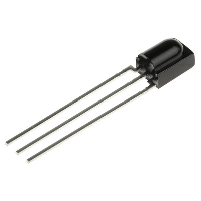Vishay TSMP58000, 40kHz IR Receiver ±45 °, 5m Range, 2.5 V - 5.5V, Through Hole, 5 x 2.8 x 6.95mm