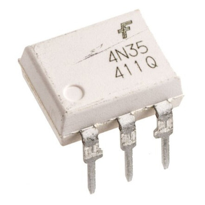 onsemi, MOC3042M DC Input Triac Driver Output Optocoupler, Through Hole, 6-Pin DIP