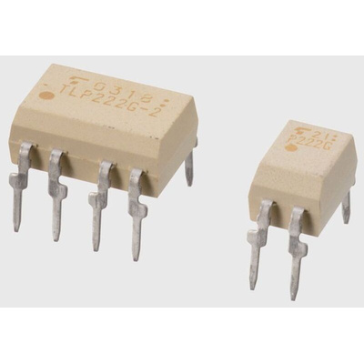 Toshiba, TLP227G-2(F) DC Input MOSFET Output Optocoupler, Through Hole, 8-Pin PDIP