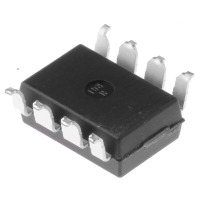Broadcom, 6N136-300E DC Input Transistor Output Optocoupler, Surface Mount, 8-Pin PDIP