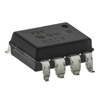 Broadcom, HCPL-2231-300E DC Input Logic Gate Output Dual Optocoupler, Surface Mount, 8-Pin DIP