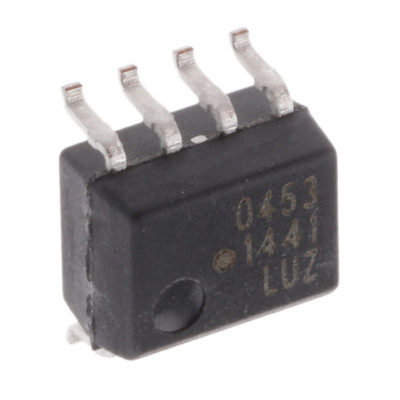 Broadcom, HCPL-0453-000E DC Input Transistor Output Optocoupler, Surface Mount, 8-Pin SOIC
