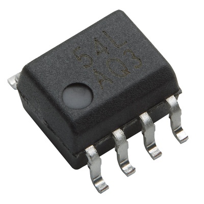 Broadcom, ACPL-054L-060E Phototransistor Output Dual Optocoupler, Surface Mount, 8-Pin