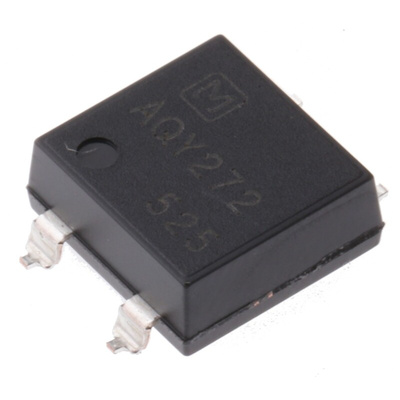 Panasonic, AQY272A DC Input MOSFET Output Optocoupler, Surface Mount, 4-Pin PDIP