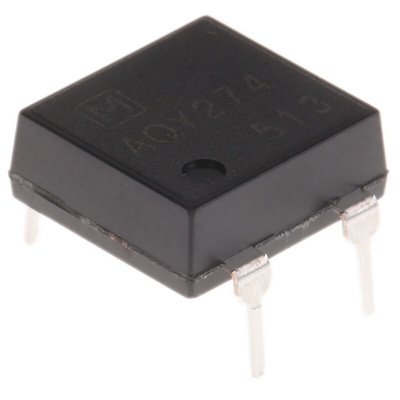 Panasonic, AQY274 DC Input MOSFET Output Optocoupler, Through Hole, 4-Pin DIP