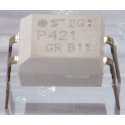 Toshiba, TLP628(F) DC Input Transistor Output Optocoupler, Through Hole, 4-Pin PDIP