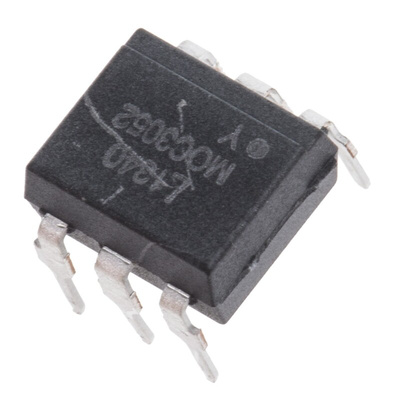 Lite-On, MOC3052 Triac Output Optocoupler, Through Hole, 6-Pin PDIP