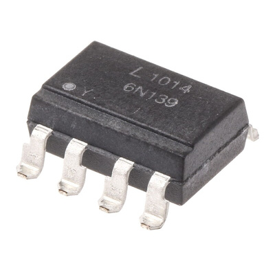 Lite-On, 6N139S-L DC Input Transistor Output Optocoupler, Surface Mount, 8-Pin SMD