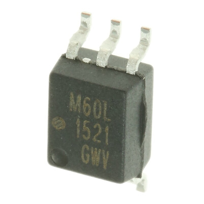 Broadcom, ACPL-M60L-000E DC Input Logic Gate Output Optocoupler, Surface Mount, 5-Pin SOIC