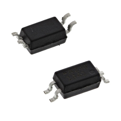 Broadcom, ACPL-214-500E AC Input Transistor Output Optocoupler, Surface Mount, 4-Pin SOIC