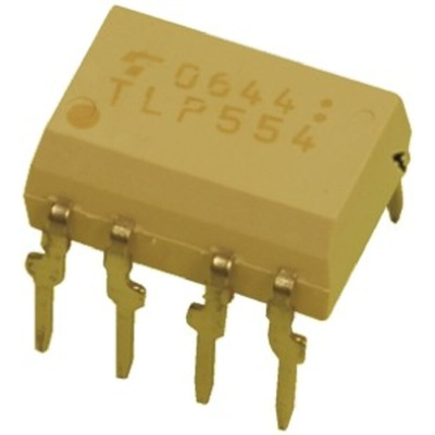 Toshiba, TLP759F(D4,J,F) DC Input Phototransistor Output Optocoupler, Through Hole, 8-Pin PDIP