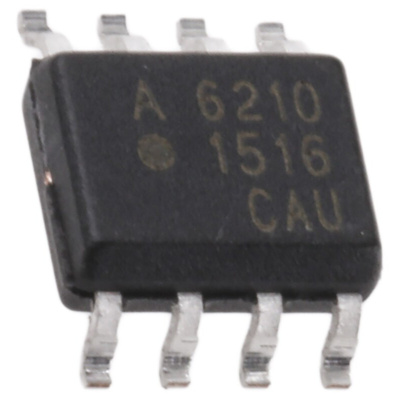 Broadcom, ACSL-6210-00RE DC Input Logic Gate Output Dual Optocoupler, Surface Mount, 8-Pin SOIC