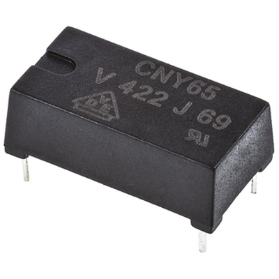 Vishay, CNY65 DC Input Transistor Output Optocoupler, Through Hole, 4-Pin PDIP
