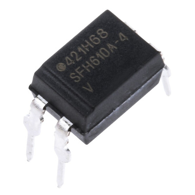 Vishay, SFH610A-4 DC Input Transistor Output Optocoupler, Through Hole, 4-Pin PDIP