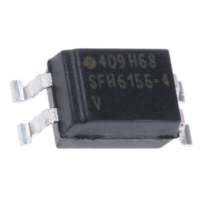 Vishay, SFH6156-4T DC Input Transistor Output Optocoupler, Surface Mount, 4-Pin SMD