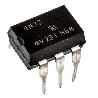 Vishay, 4N32 DC Input Darlington Output Optocoupler, Through Hole, 6-Pin PDIP