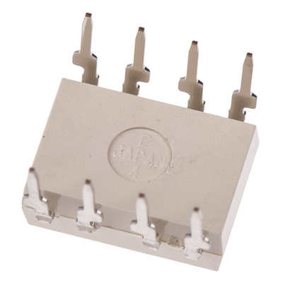 Toshiba, 6N136(F) DC Input Transistor Output Optocoupler, Through Hole, 8-Pin DIP