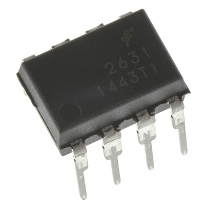 onsemi, HCPL2631 DC Input Logic Gate Output Dual Optocoupler, Through Hole, 8-Pin MDIP