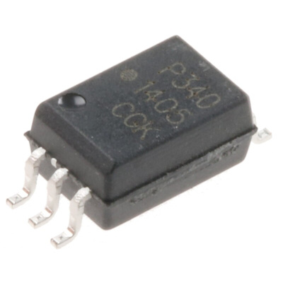 Broadcom, ACPL-P340-000E AC/DC Input, Input IGBT Gate Drive, MOSFET Output Optocoupler, Surface Mount, 6-Pin SSOP