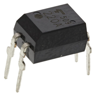Toshiba, TLP220A AC Input MOSFET Output Optocoupler, Through Hole, 4-Pin DIP