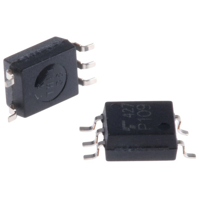 Toshiba, TLP109 Transistor Output Optocoupler, Surface Mount, 5-Pin SOIC