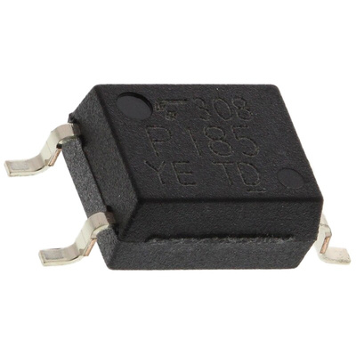 Toshiba, TLP185(Y,SE DC Input Transistor Output Optocoupler, Surface Mount, 4-Pin SOIC