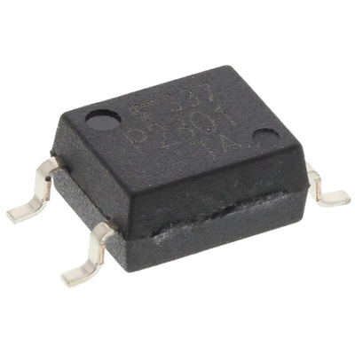 Toshiba, TLP2301 DC Input Transistor Output Optocoupler, Surface Mount, 4-Pin SOIC