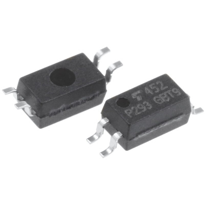 Toshiba, TLP293(GB DC Input Transistor Output Optocoupler, Surface Mount, 4-Pin SOIC