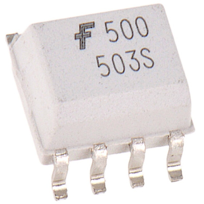onsemi, HCPL0500 DC Input Transistor Output Optocoupler, Surface Mount, 8-Pin SOIC