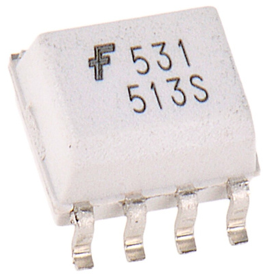 onsemi, HCPL0531 DC Input Transistor Output Dual Optocoupler, Surface Mount, 8-Pin SOIC