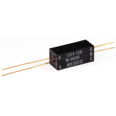 Optek, OPI120 DC Input Photodarlington, Photosensor, Phototransistor Output Optocoupler, Through Hole, 5-Pin