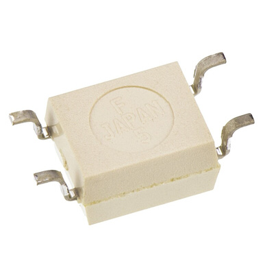 Toshiba, TLP293(E(T DC Input Phototransistor Output Optocoupler, Surface Mount, 4-Pin SO4