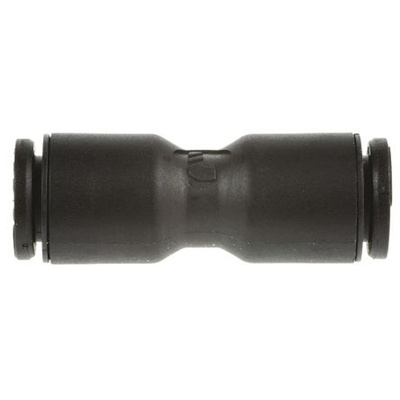 Legris Tube-to-Tube 3106 Pneumatic Straight Tube-to-Tube Adapter, Push In 6 mm to Push In 6 mm
