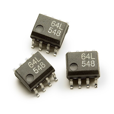 Broadcom, ACPL-064L-500E AC/DC Input CMOS Output Dual Optocoupler, Surface Mount, 8-Pin SO