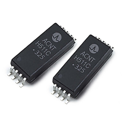 Broadcom, ACNT-H511C-000E DC Input Optocoupler, Surface Mount, 8-Pin SO8