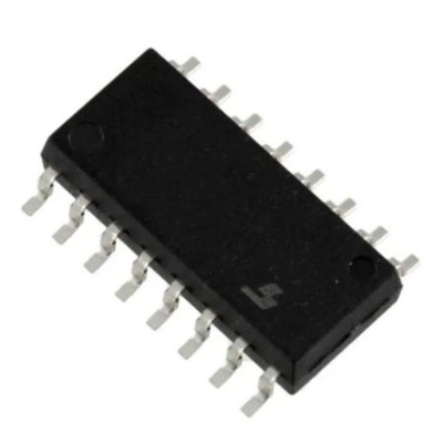 Toshiba, TLP293-4(E(T DC Input Transistor Output Quad Optocoupler, Surface Mount, 16-Pin SO16