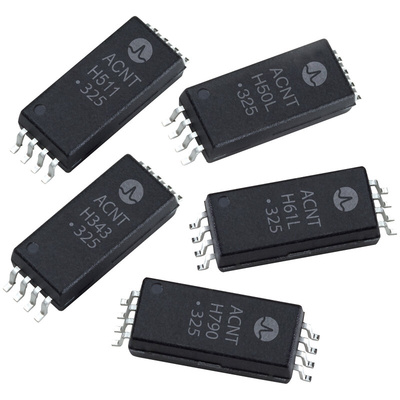 Broadcom, ACNT-H511-500E Transistor Output Optocoupler, Surface Mount, 8-Pin SO